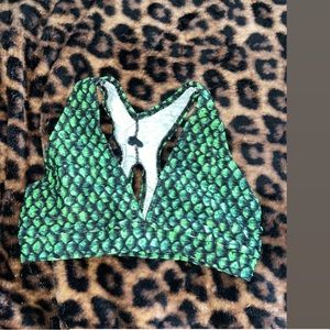 Booty By Brabants 3D original snake print set OSFM (leggings & top)